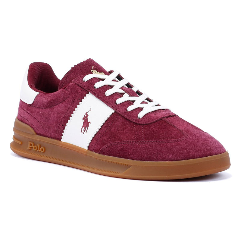 Ralph Lauren Heritage Area Wildleder Herrensneaker In Beige