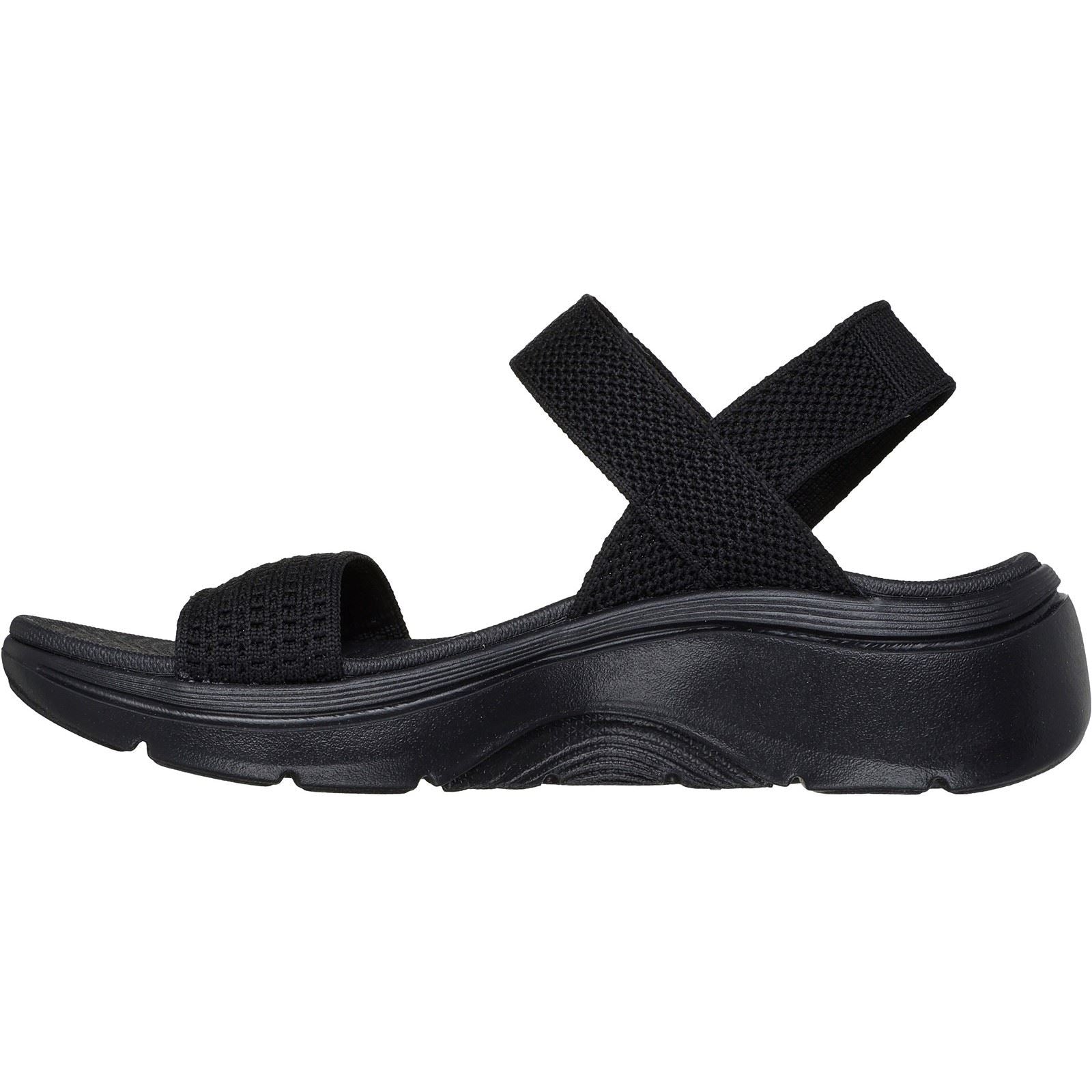 Skechers Go Walk Arch Fit 2.0 Damen Sandalen In Schwarz