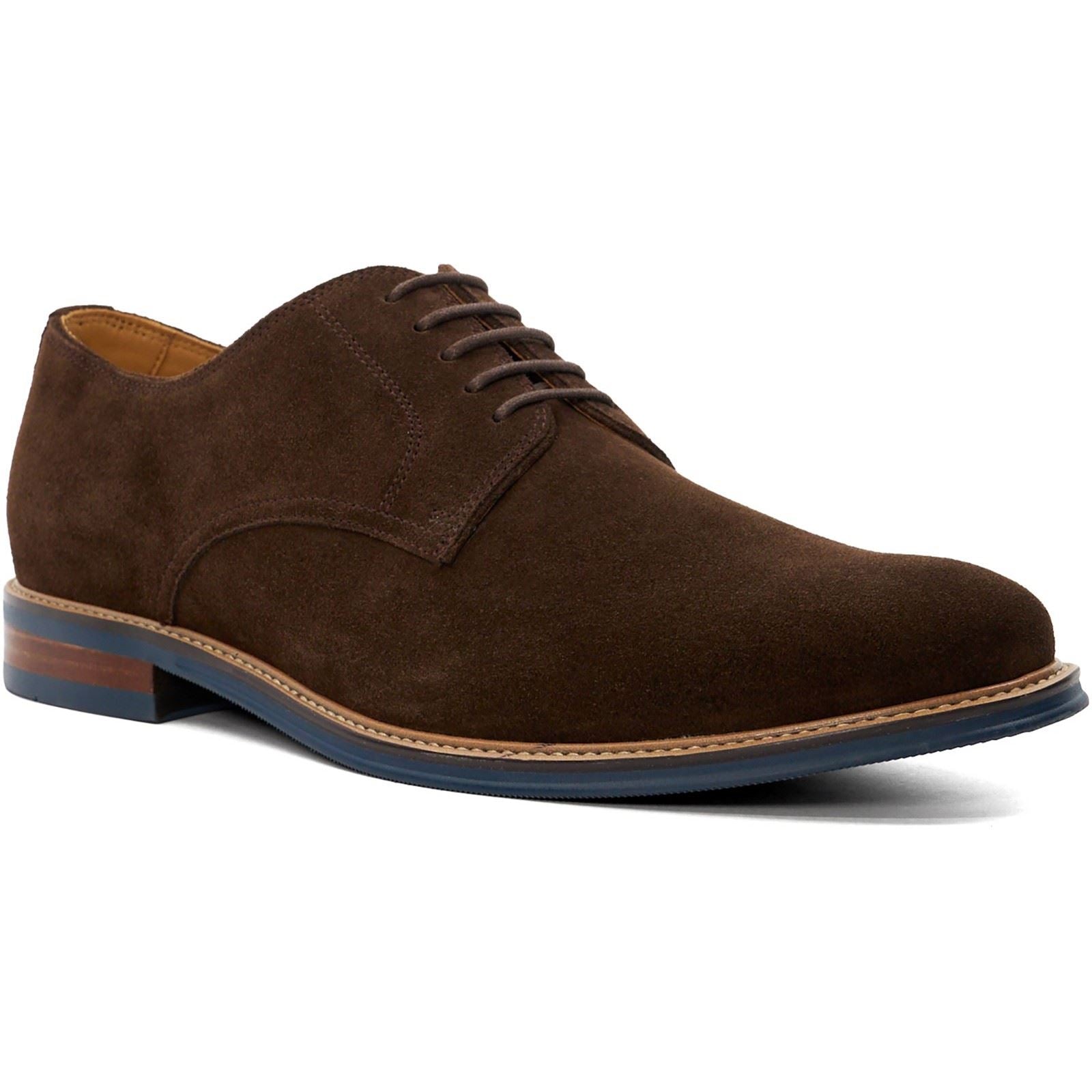 Dune Stanley Herren Schnürschuhe aus braunem Leder