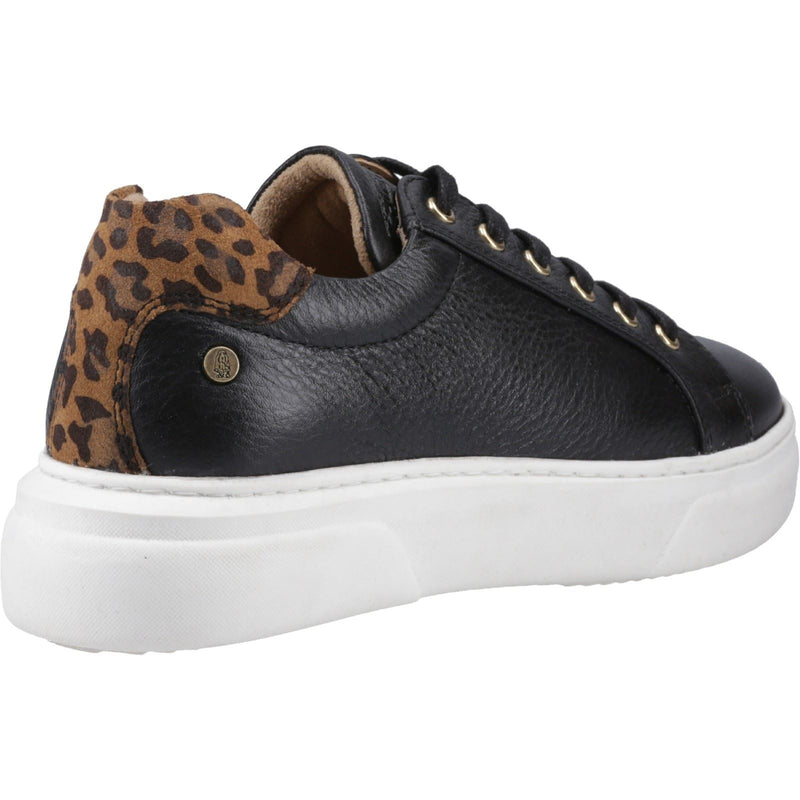 Hush Puppies Kathryn Damen Sneaker Aus Schwarzem Leder