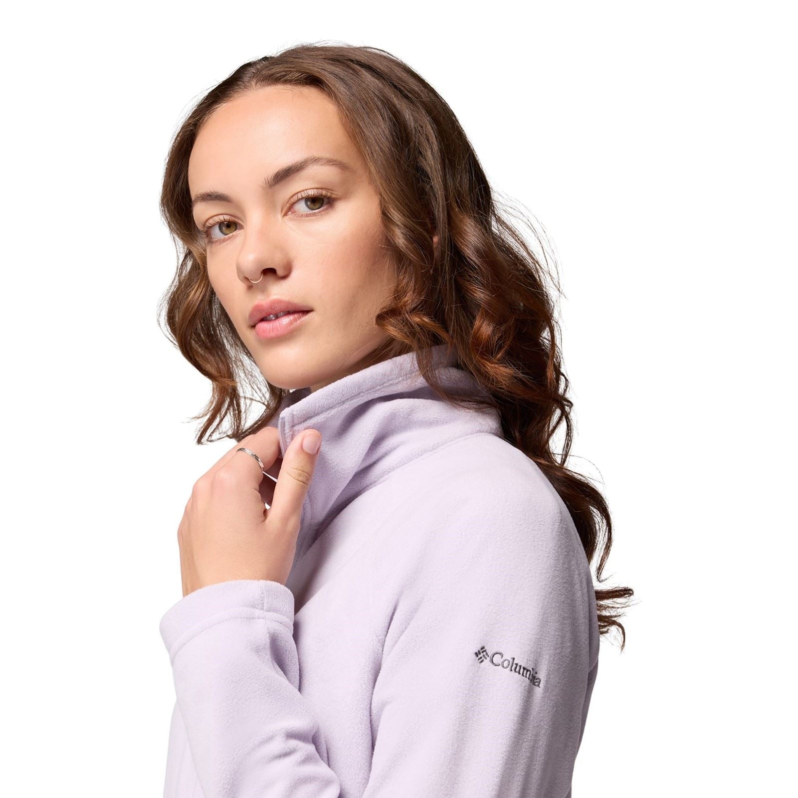 Columbia Glacial IV 1/2 Zip Damen Lila Fleecejacken