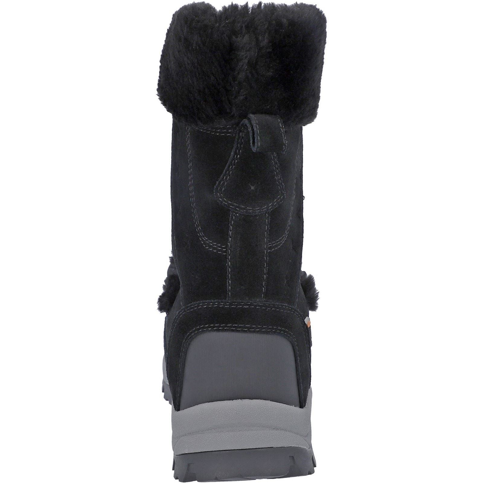 Hi-Tec Mortiz 200 Damen Wanderschuhe aus schwarzem Leder