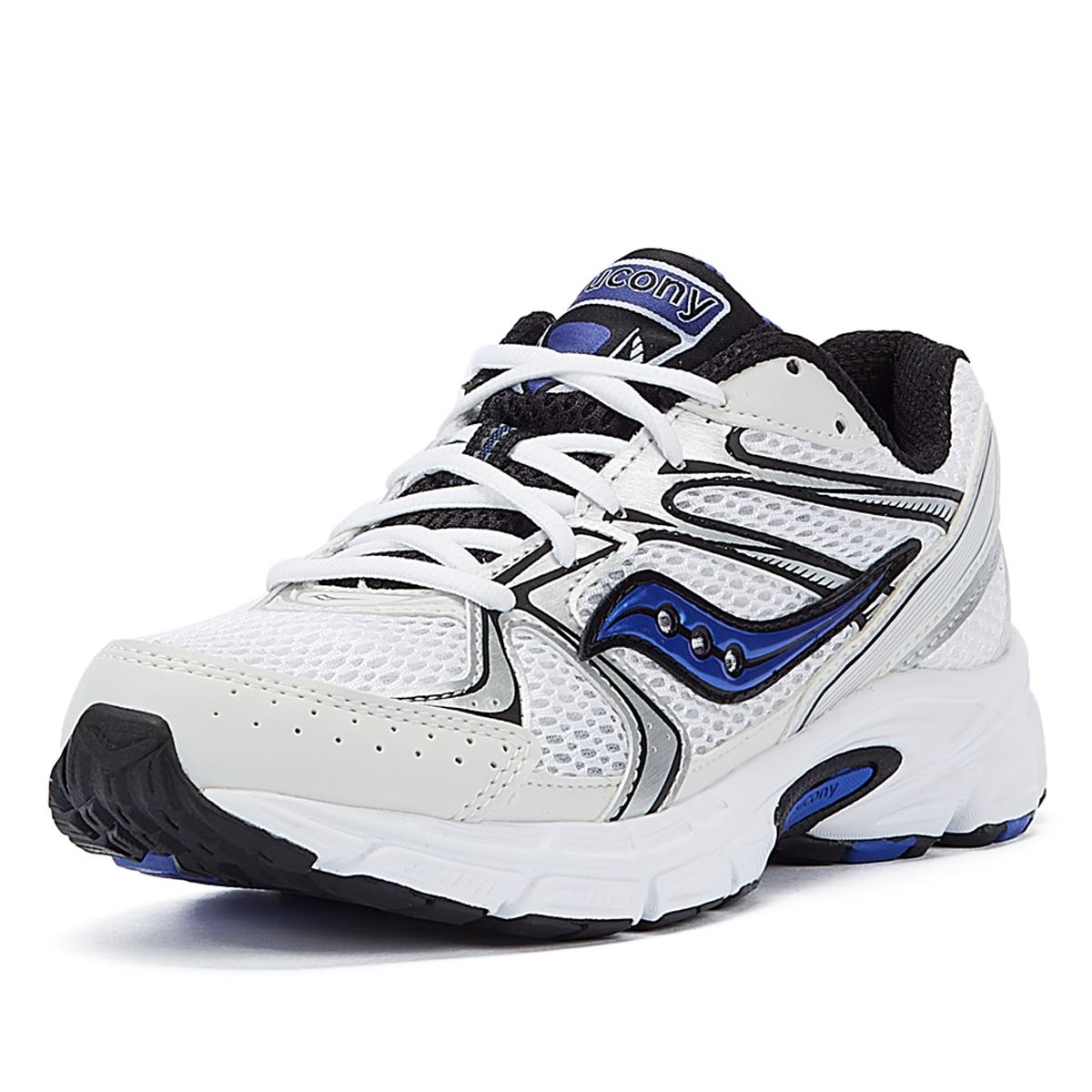 Saucony Ride Millenium Weiß/Blaue Turnschuhe