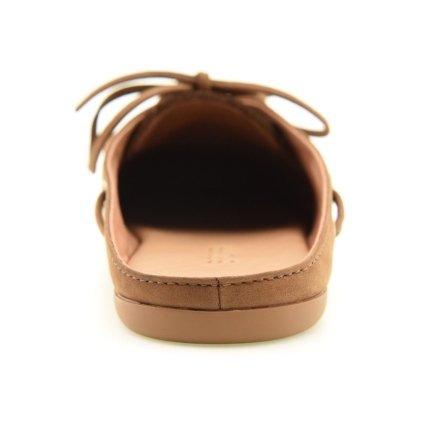 Sperry Slimboat Leder Damen Tan Mules