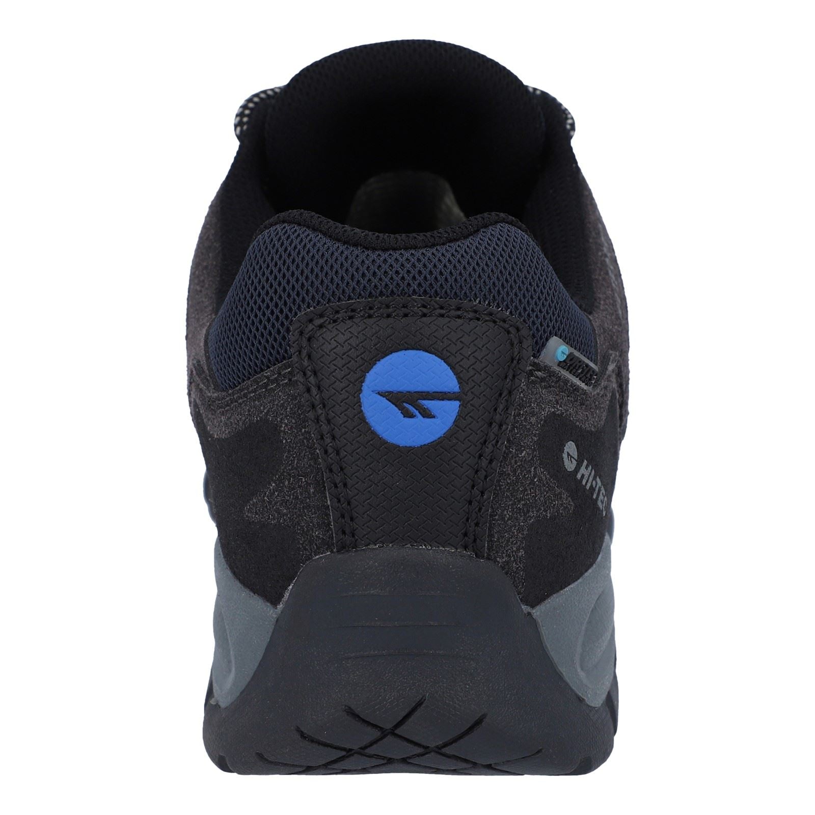 Hi-Tec Corzo Low Pu Wildleder Herren Wanderschuhe In Anthrazit/Nautikblau