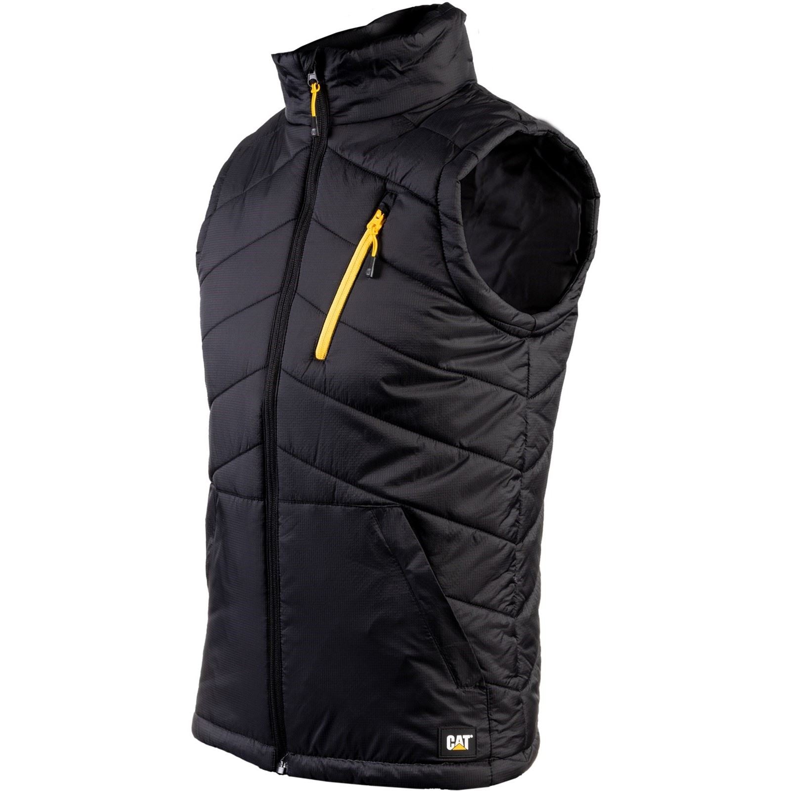 Caterpillar Essentials Body Warmer Herren Schwarze Westen
