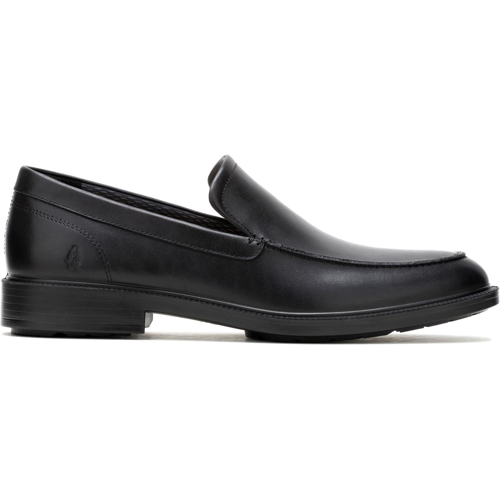 Hush Puppies Banker Herrenschuhe Aus Schwarzem Leder Mit Schnürung