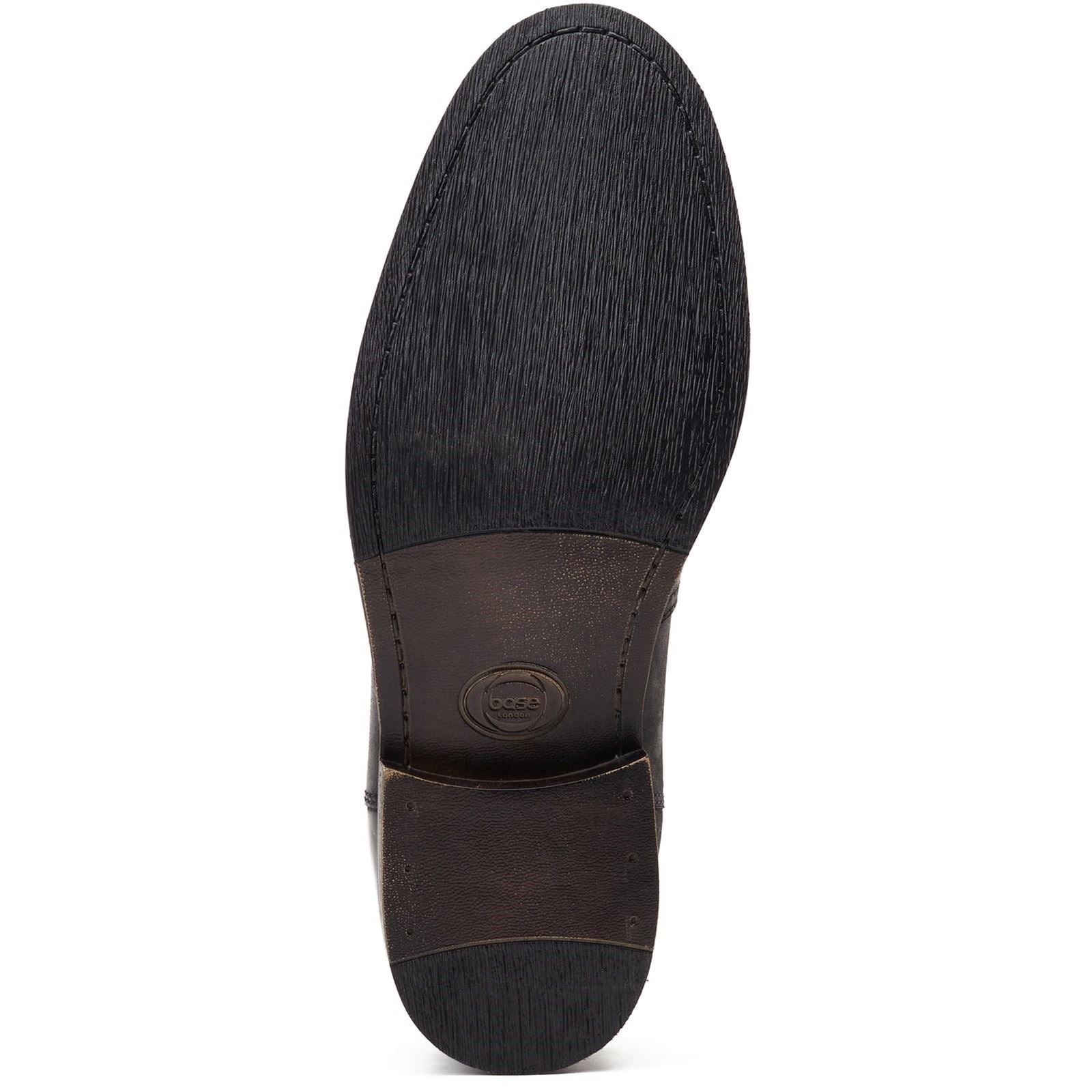 Base London Bateman Leder Herren Schwarze Stiefel
