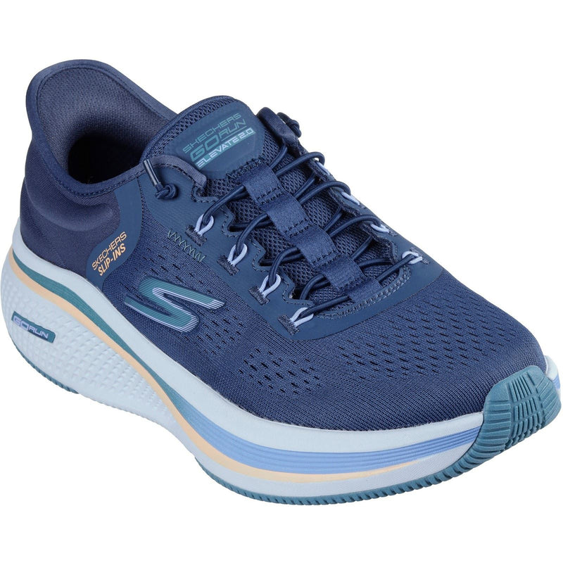 Skechers Performance Go Run Elevate 2.0 Banyan Damen Sneaker In Marineblau/Teal