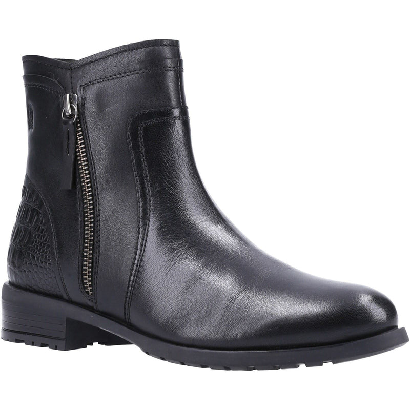 Hush Puppies Scarlett Damen Schwarze Farbe Lederstiefel