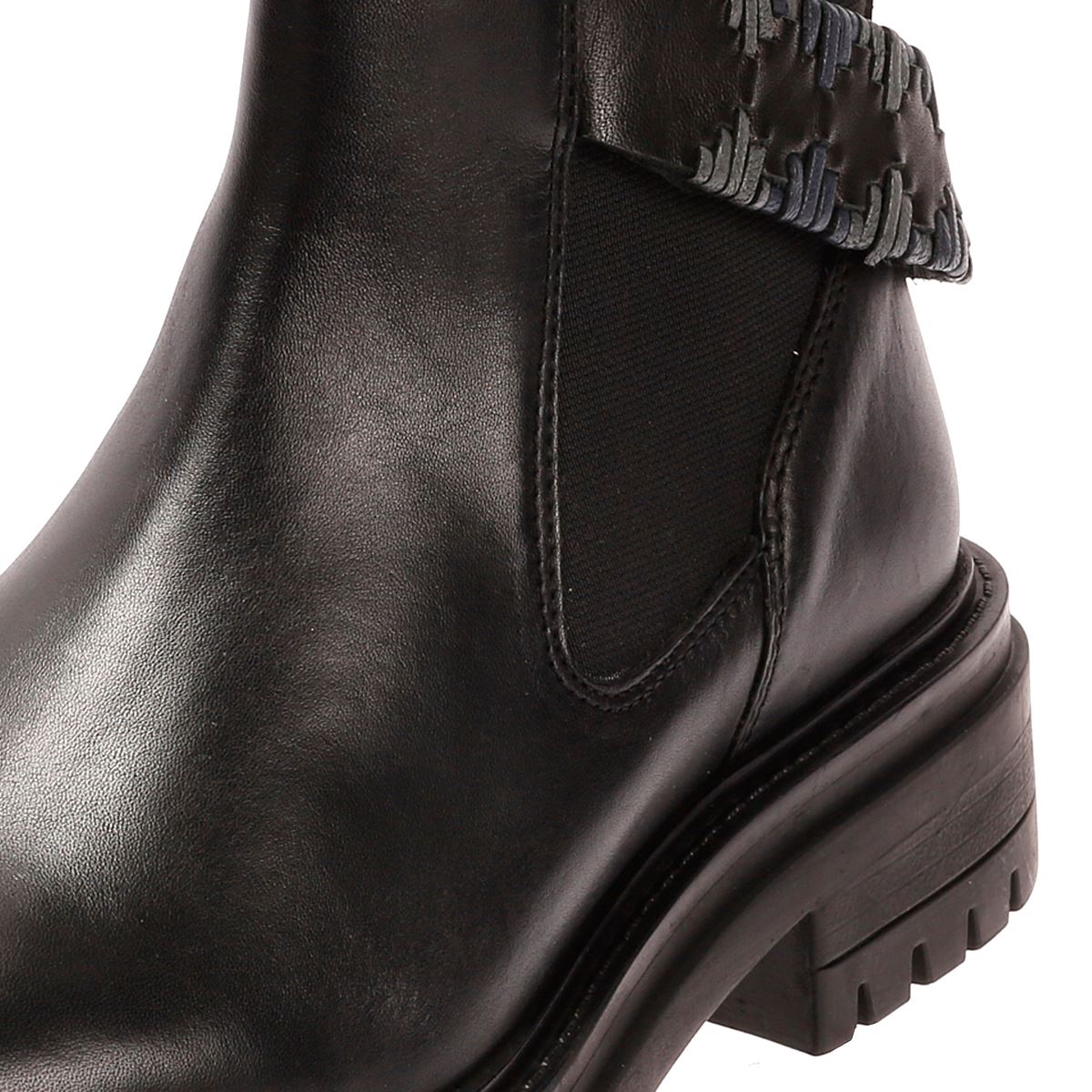 Osprey London The Guildford Chelsea Leder Damen Schwarze Stiefel