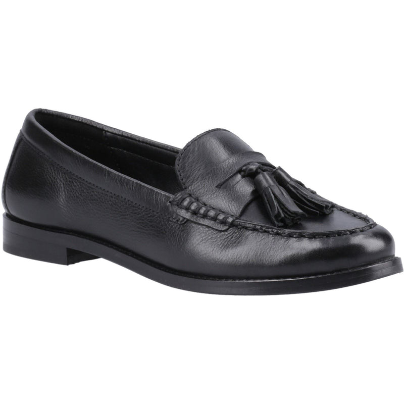Hush Puppies Connie Damen Schwarze Farbe Lederloafer