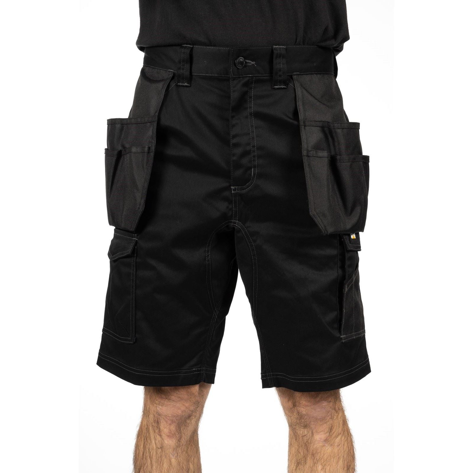 Caterpillar Essential Stretch Holster Polyester Herren Schwarze Arbeitskurze