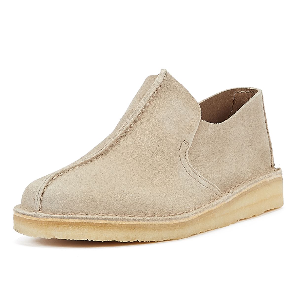 Clarks Originals Desert Mosier Herren-Wildleder-Mokassins In Sandfarben