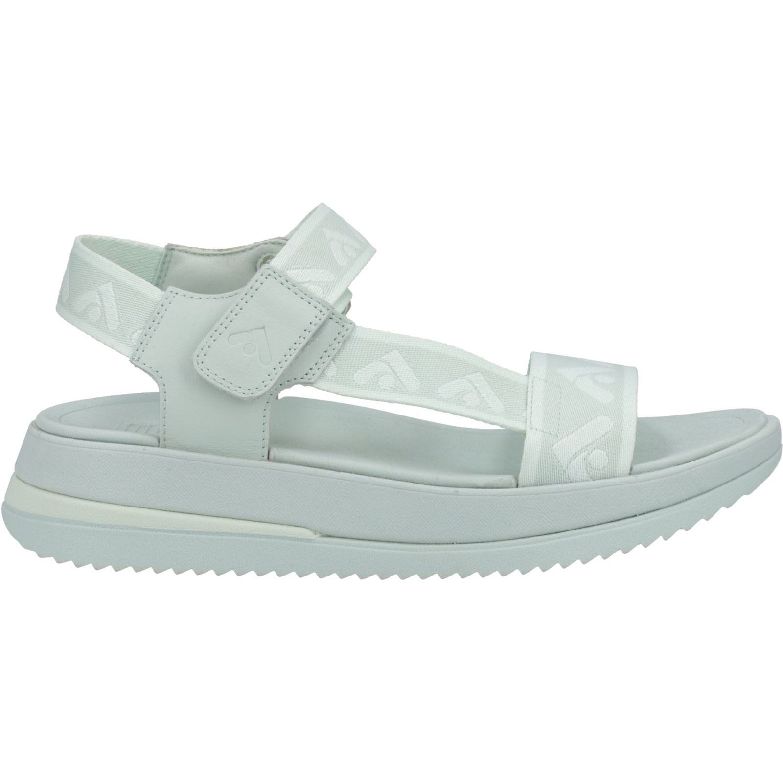 Fitflop Surff Back Strap Polyester/Leder Damen Sagebrush Weit-Fit Sandalen