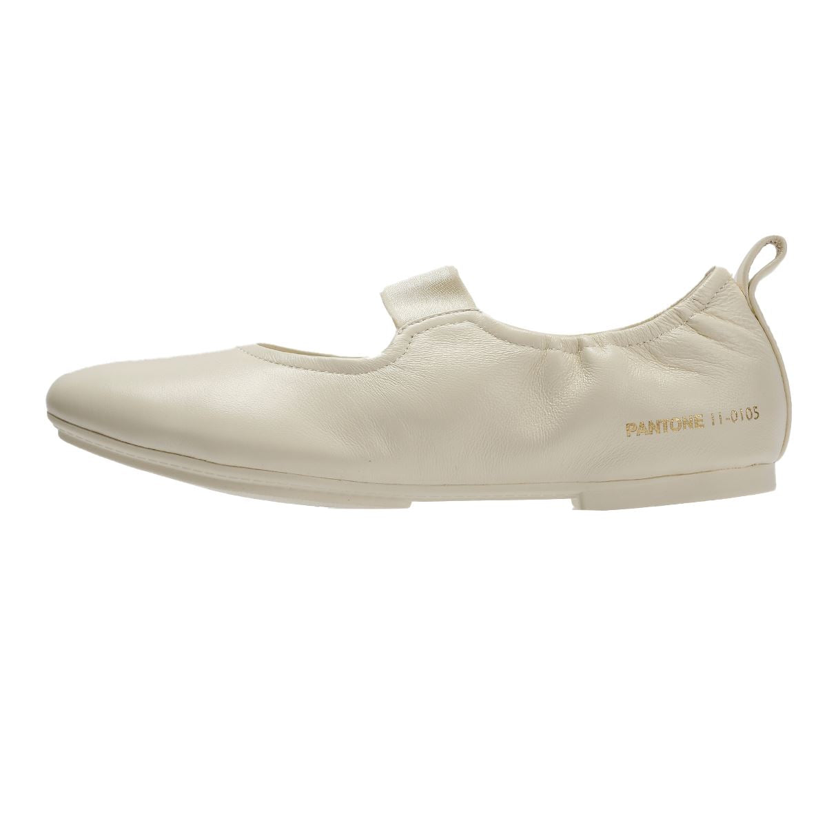 FitFlop X Pantone Delicato Mary Jane Leder Damen Weiße Schuhe