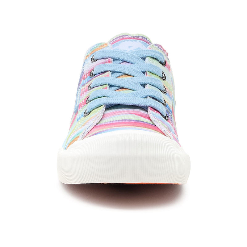 Rocket Dog Jazzin Dens Damen Regenbogen-Sneaker Aus Baumwolle