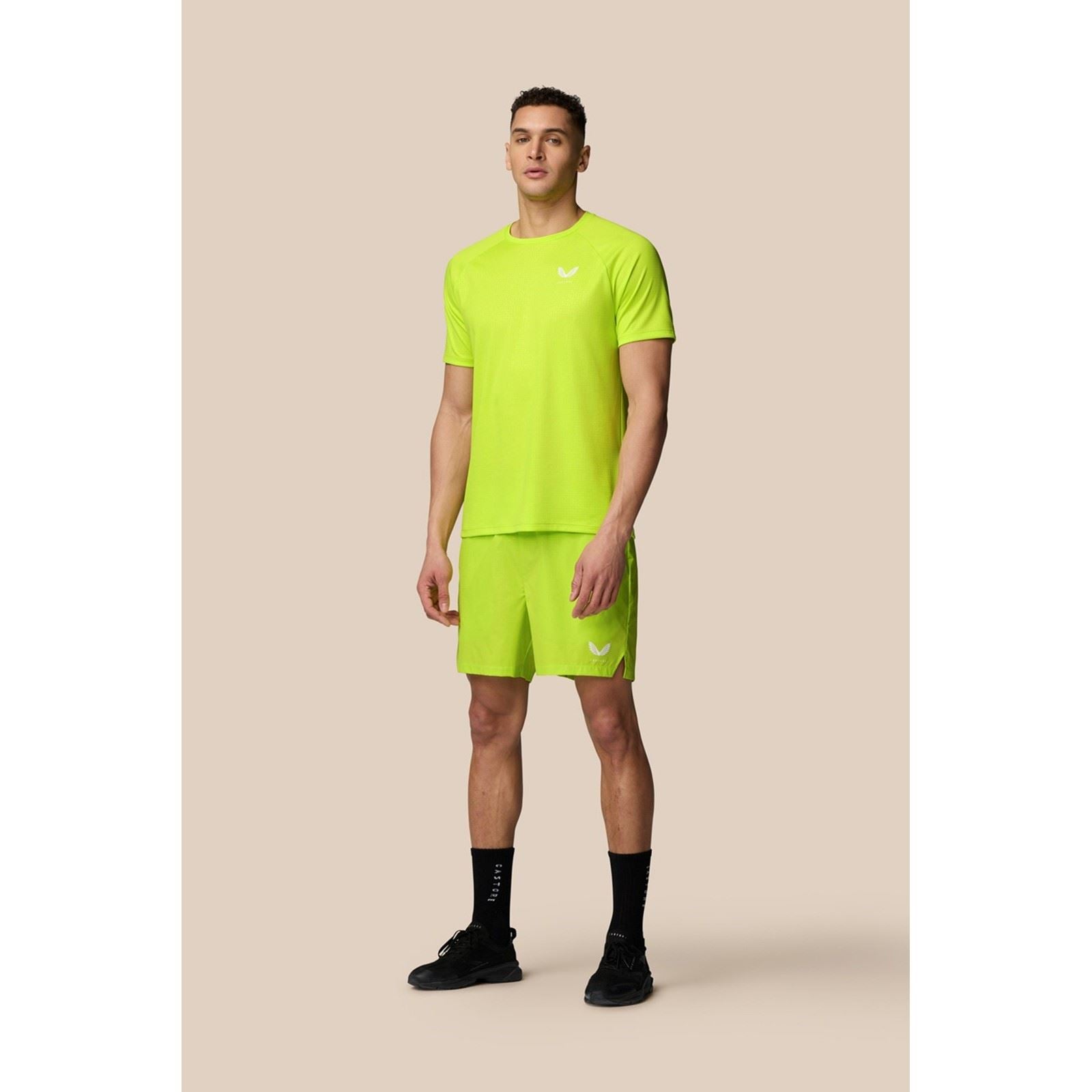Castore Adapt T-Shirt Polyester Herren Grünes Activewear T-Shirts