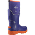 Muck Boots Grit S5 Herren Gummistiefel in Blau/Orange