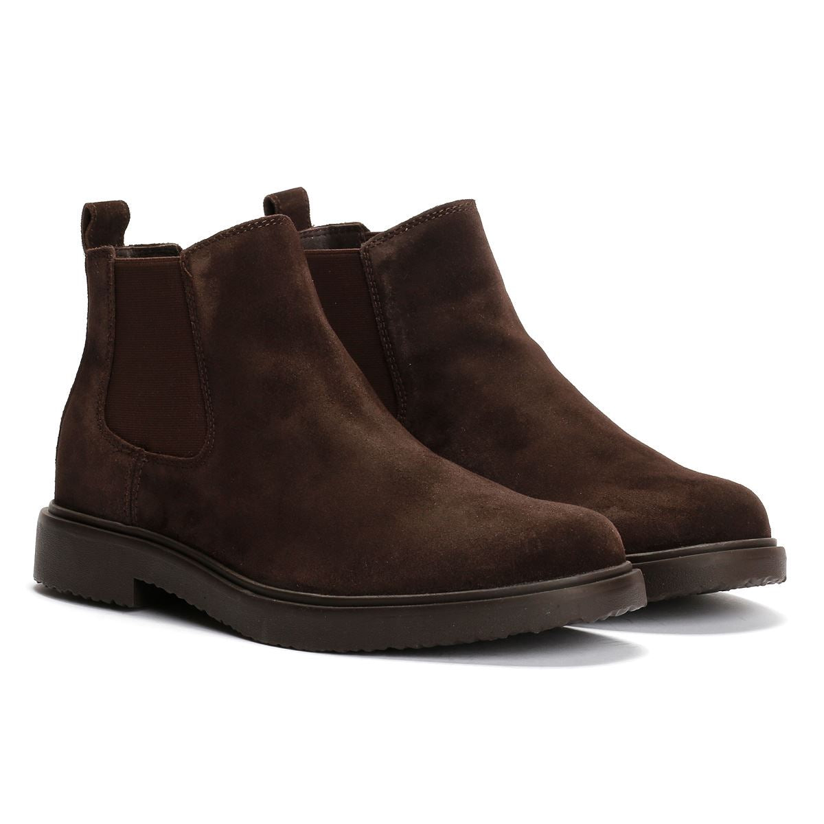 Geox Massimiano B Wildleder Herren Braune Stiefel