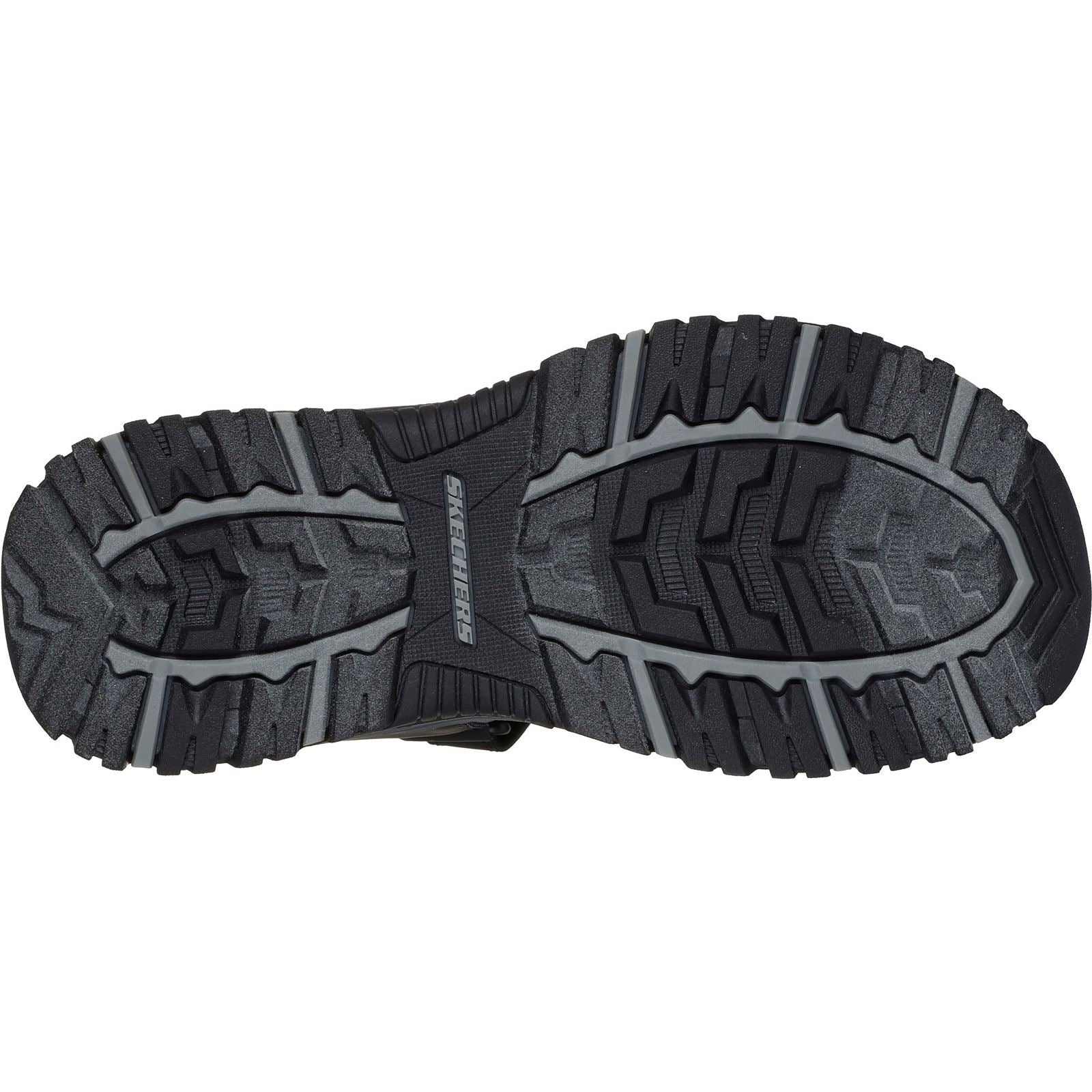 Skechers Prewitt Rigdon Herren Sandalen Aus Synthetischem Material In Schwarz