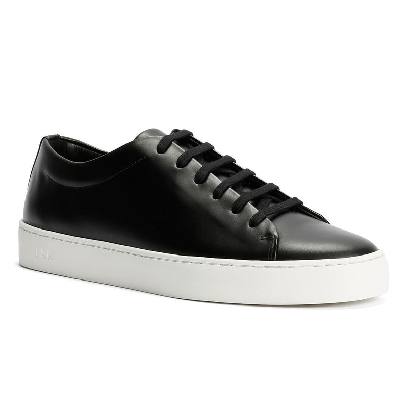 JAK Royal Leder Herren Schwarze Sneakers