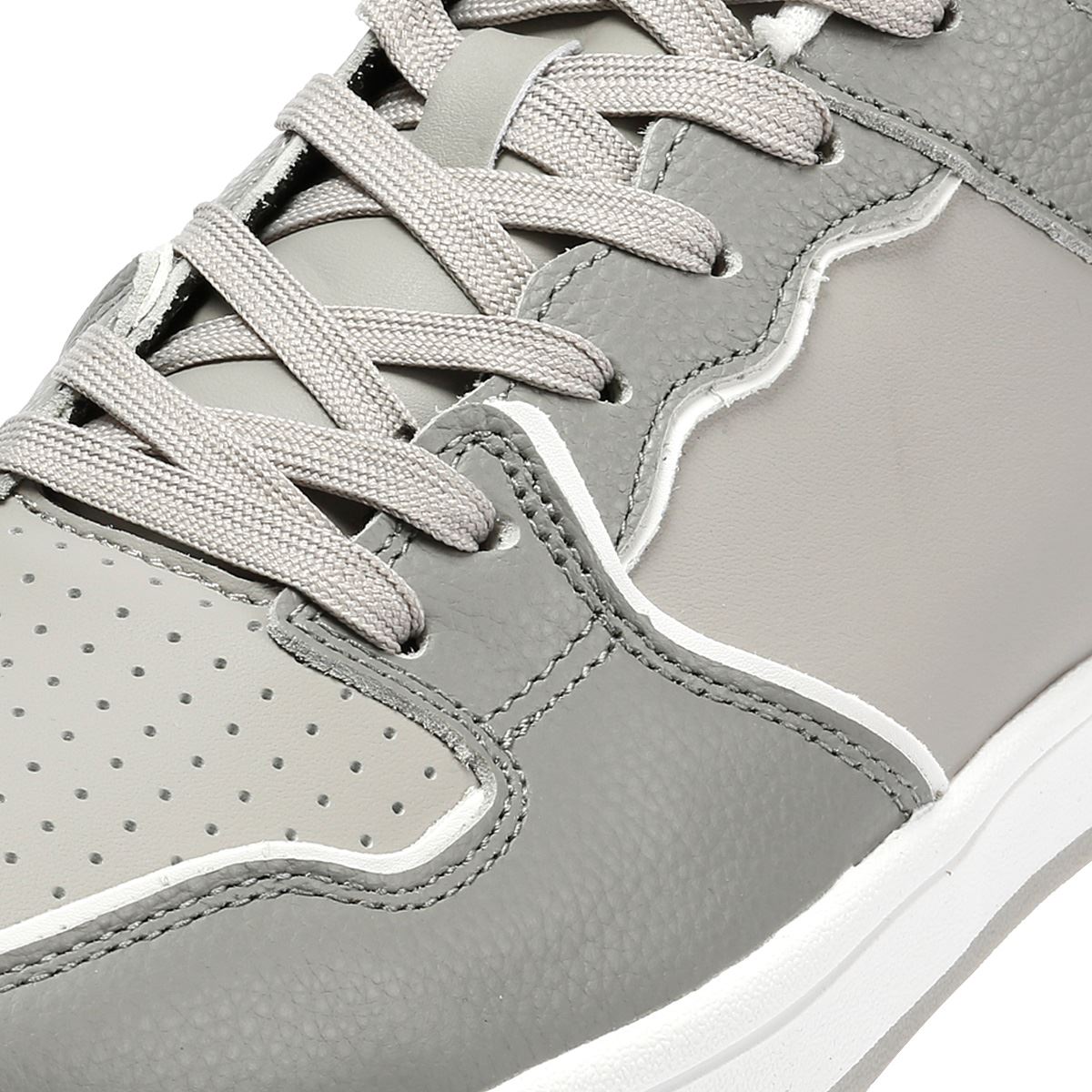 Ben Sherman Club Leder Herren Graue Turnschuhe