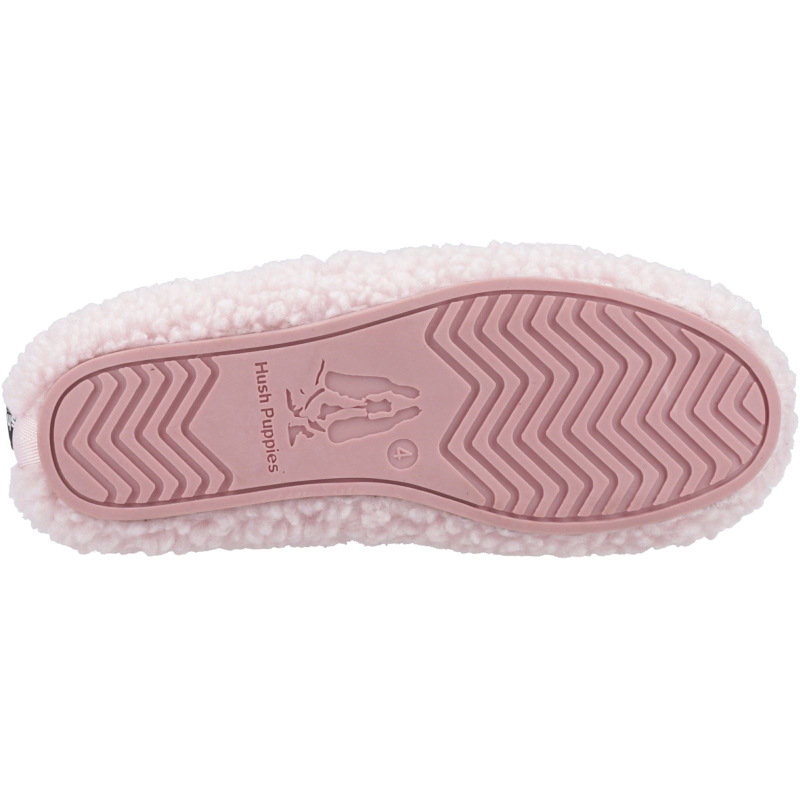 Hush Puppies Emily Faux Fur Damen Blush Hausschuhe