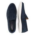 Ben Sherman Amarillo Herren Wildleder Mokassins In Blau