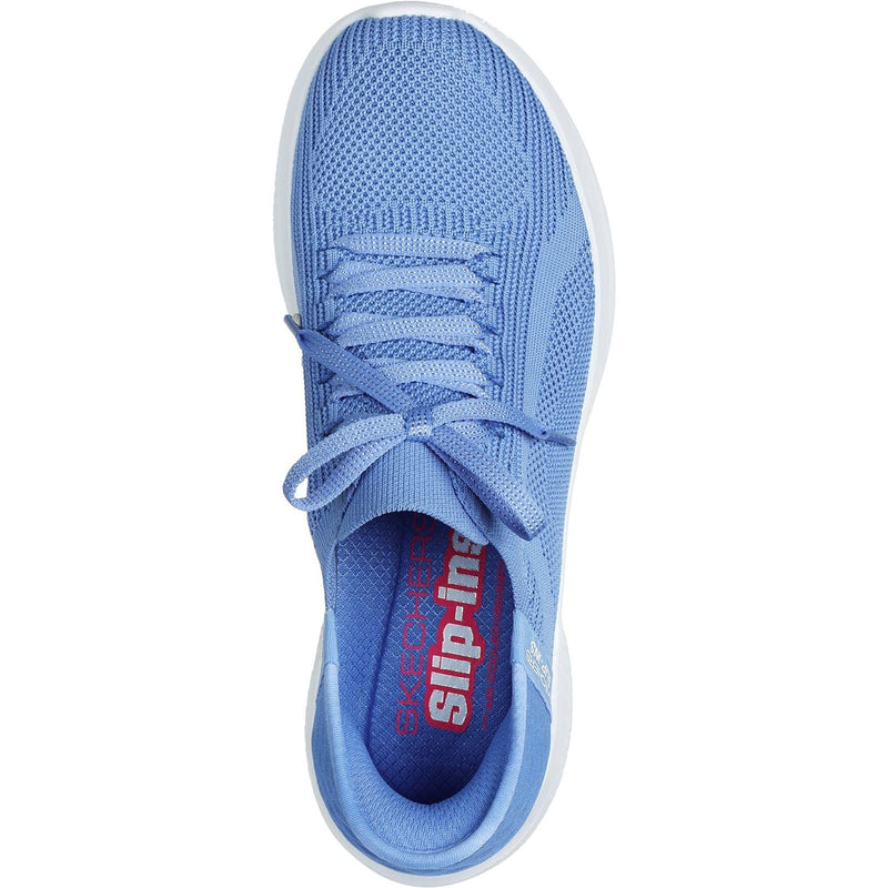 Skechers Ultra Flex 3.0 Brilliant Path Textile Damensneaker In Perlgrau