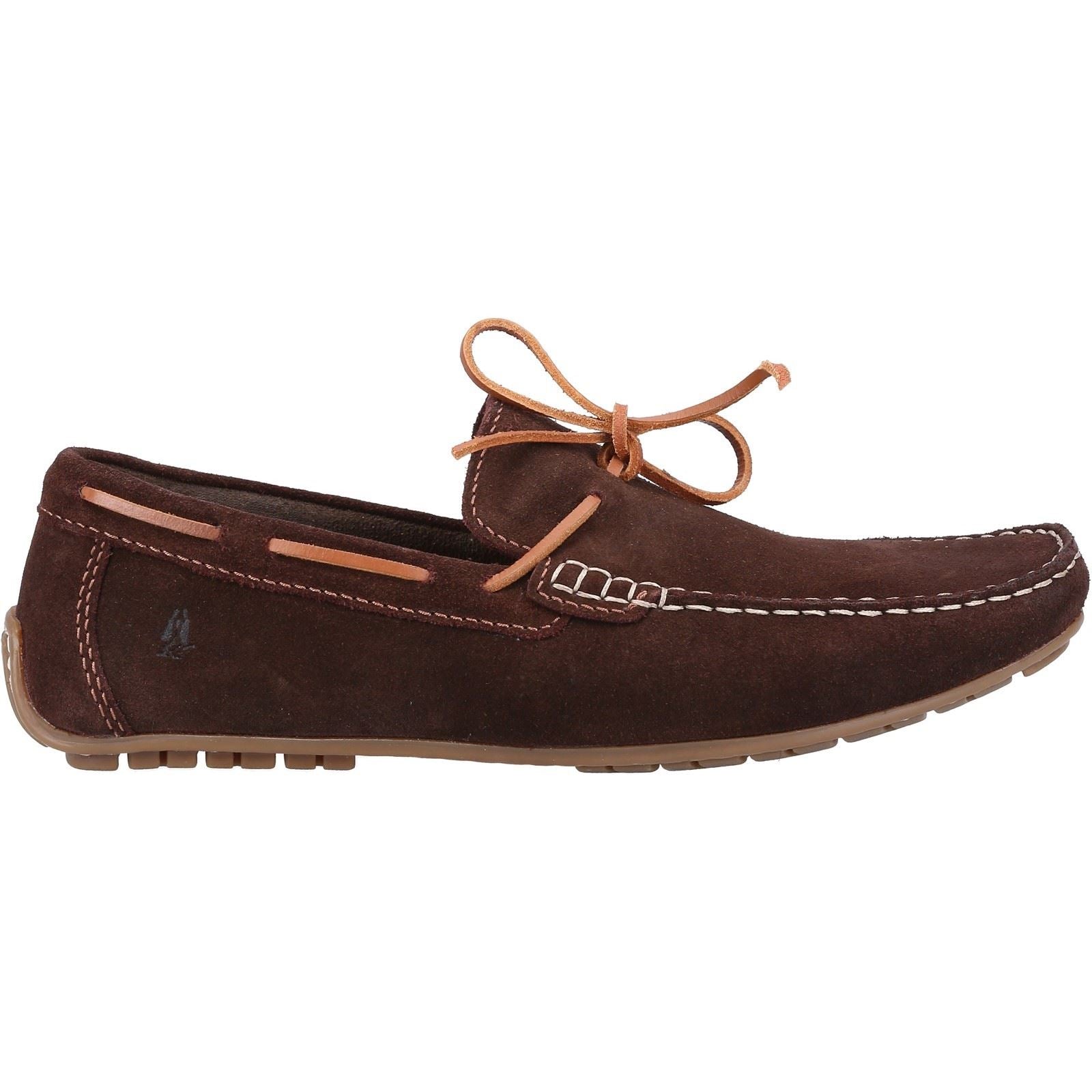 Hush Puppies Reuben Wildleder Herren Braune Bootsschuhe