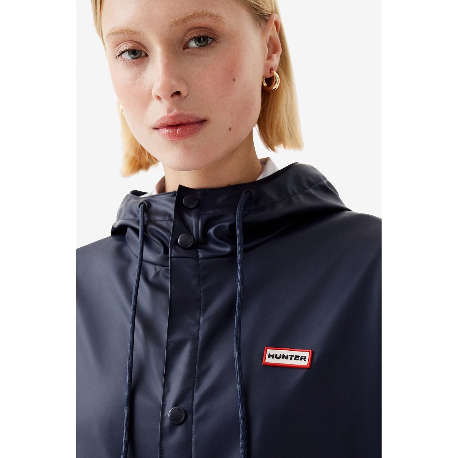 Hunter Izzy Hooded Unisex Erwachsene Blaue Jacke