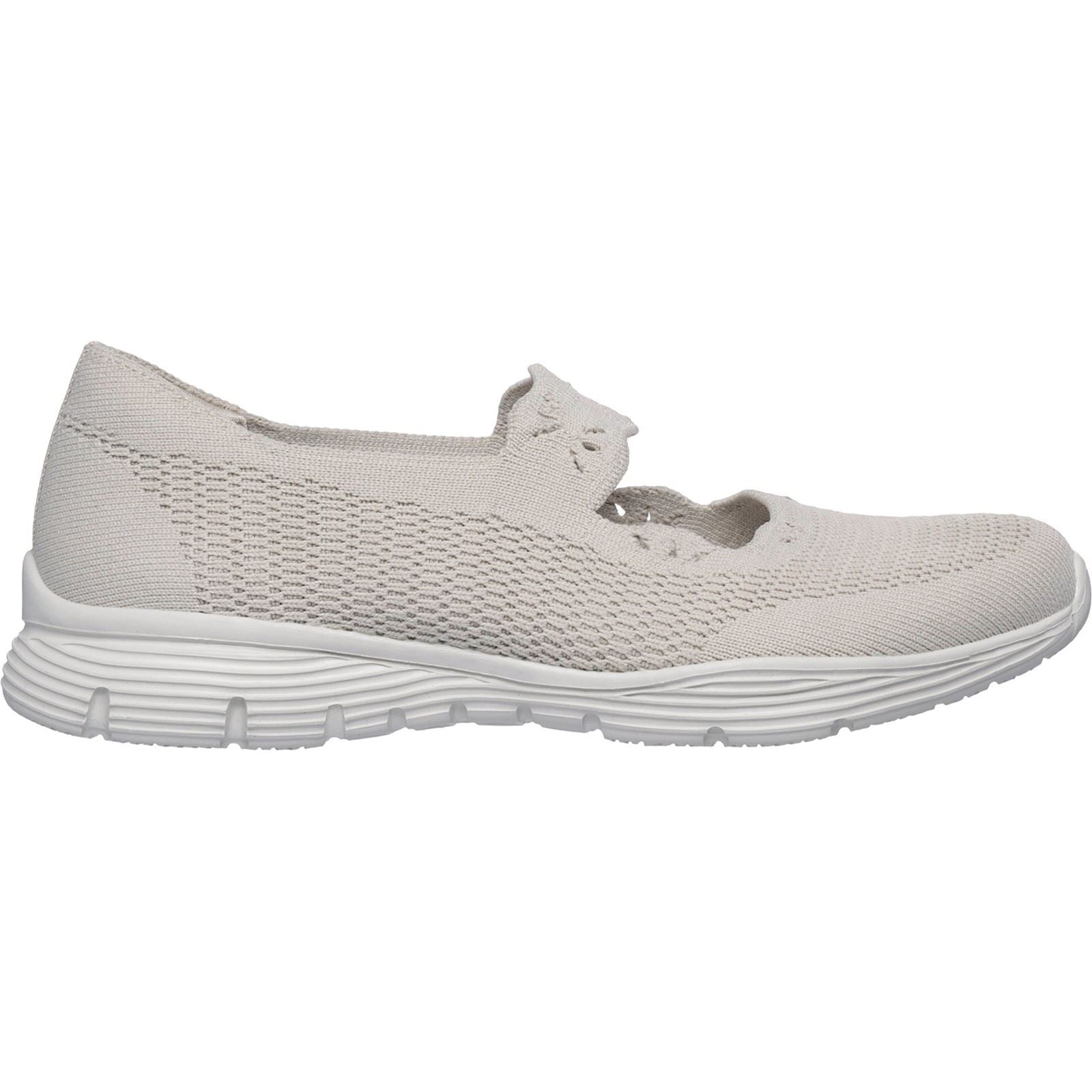 Skechers Seager Cute N' Coy Textile Damen Natur Sneakers