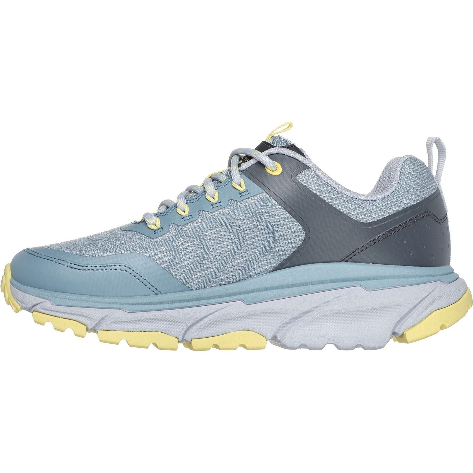 Skechers D'Lux Journey Marigold Synthetische Damen Wanderstiefel In Blau/Gelb