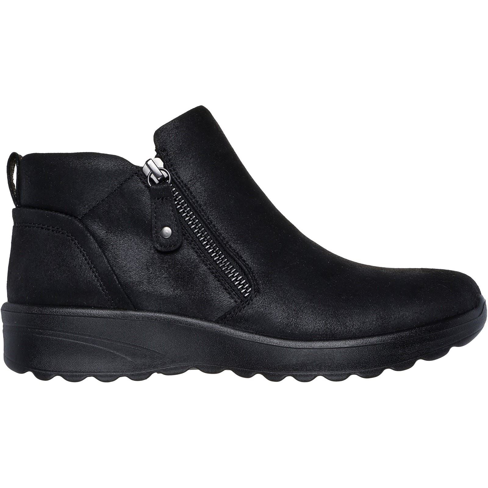 Skechers Lovely Vibe Fall In Bloom Damen Schwarze Farbe Winter Stiefeletten