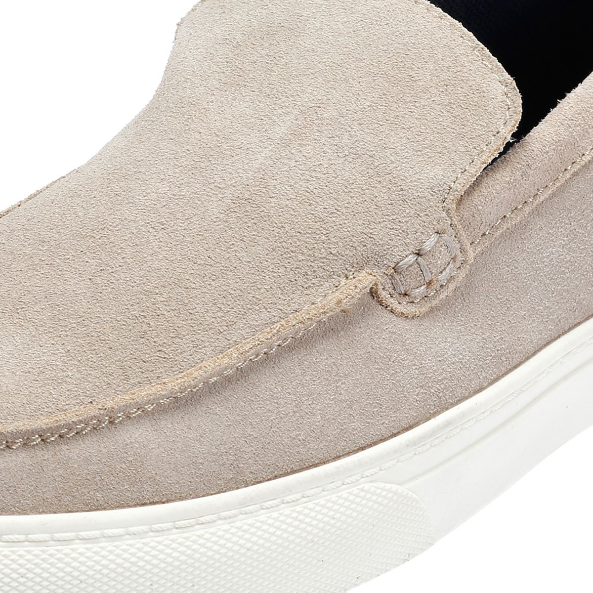 Ben Sherman Almer Wildleder Herren Graue Loafer