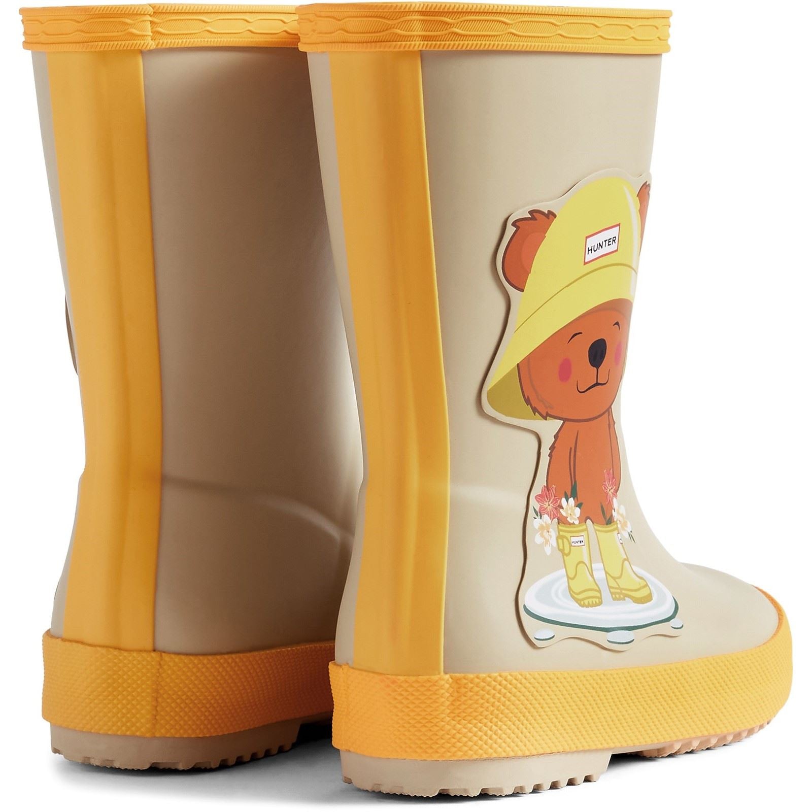Hunter Kids First Bear Print Boot Gummi Unisex Kinder Bärenmuster Gummistiefel