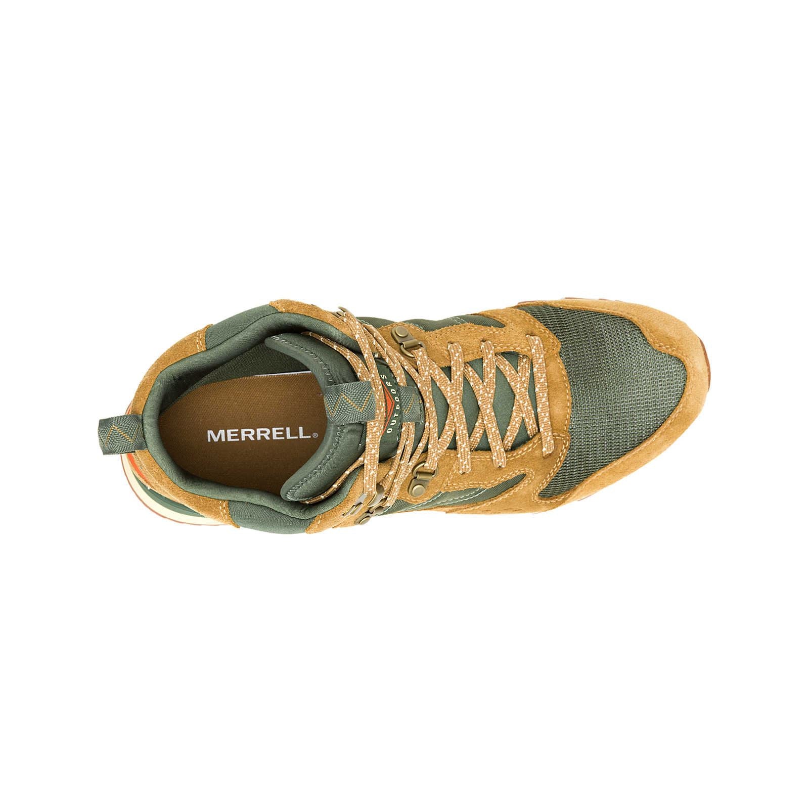 Merrell Alpine 83 Recraft Mid Wildleder Herren Grüne Sneakers