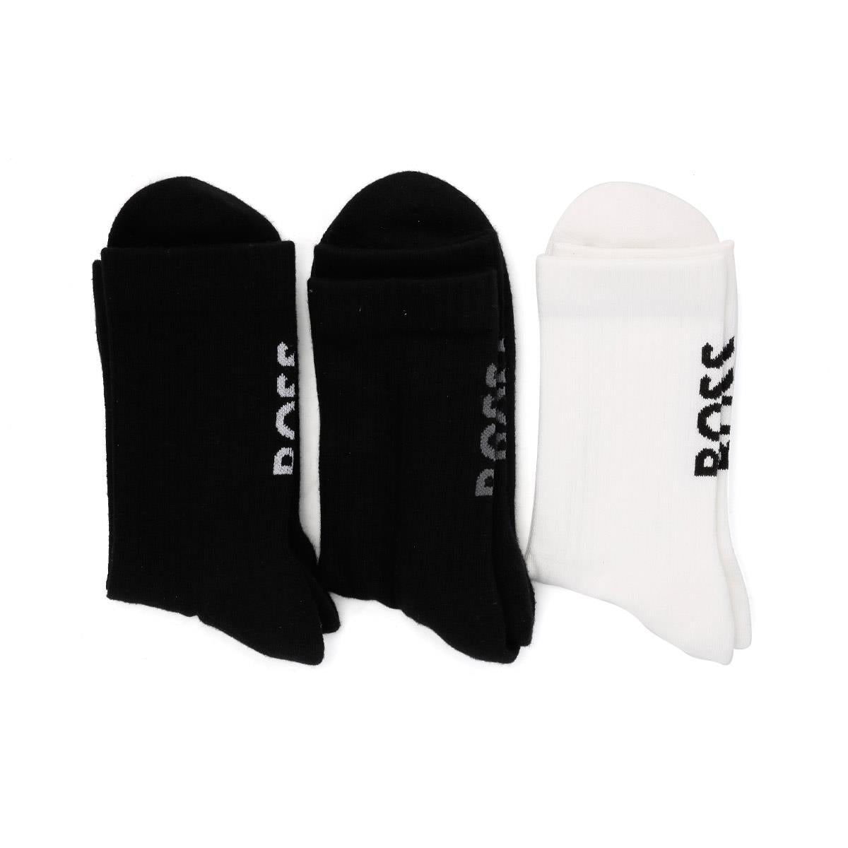 Boss 3 Pack Logo EU 40 - 46 Herrensocken In Schwarz, Kniehoch