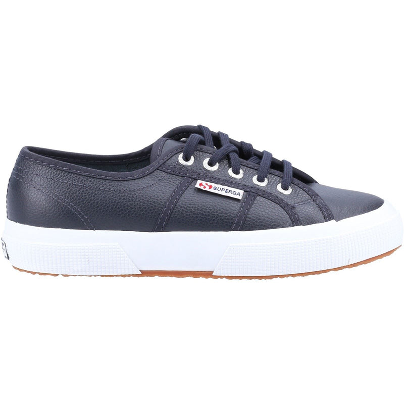Superga 2750 Leder Damen Sneaker In Marineblau