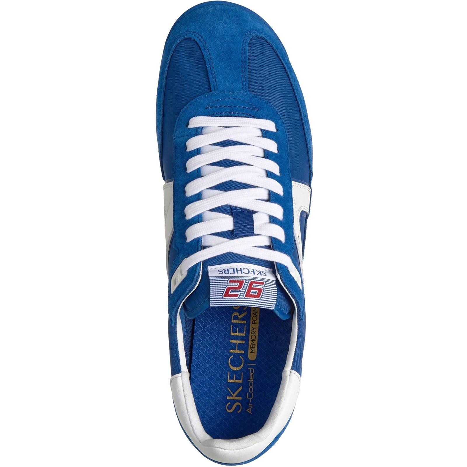 Skechers SKX 92 Spective Leder Herren Blau/Multifarbige Sneakers