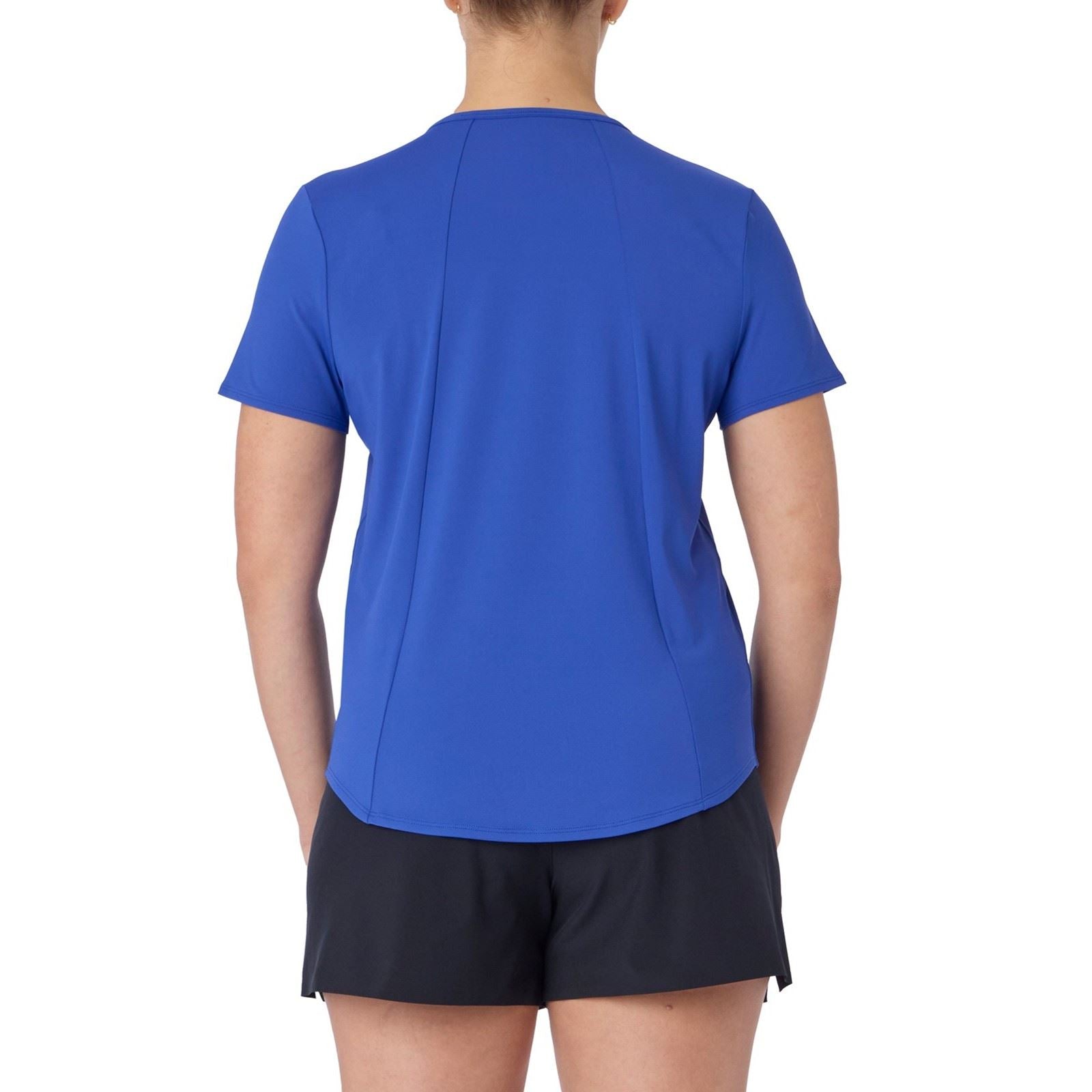 Skechers Stride Performance Tee Damen Blaue Sport-T-Shirts