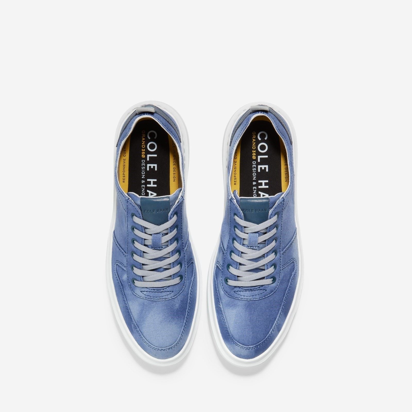 Cole Haan GrandPro Rally Canvas Herren Sneaker Insignia Blau / Optic Weiß