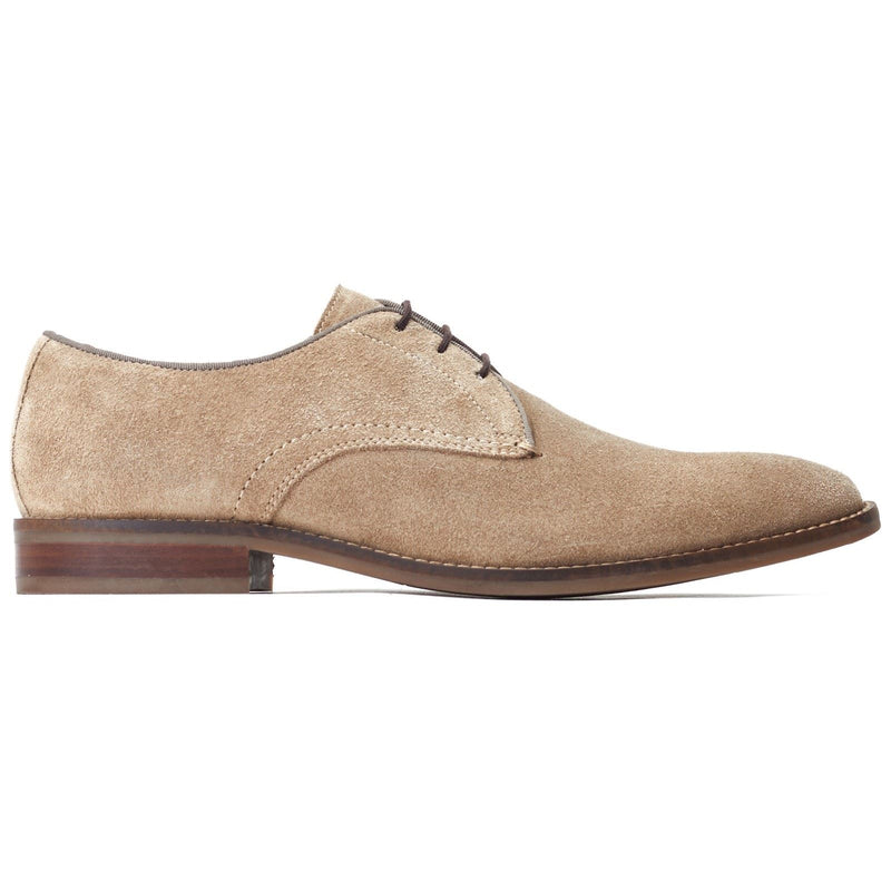Base London Bronte Leder Herren Sand Oxford Schuhe