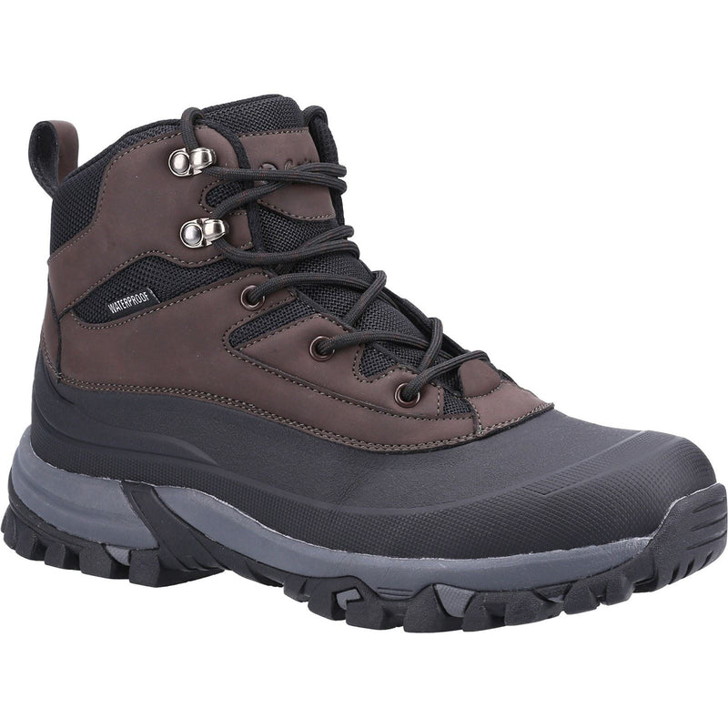 Cotswold Calmsden Herren Wanderschuhe aus braunem Gummi
