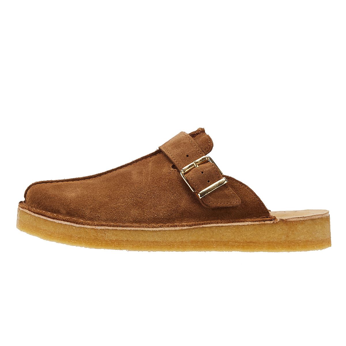 Clarks Trek Mule Wildleder Herren Braun Sandalen