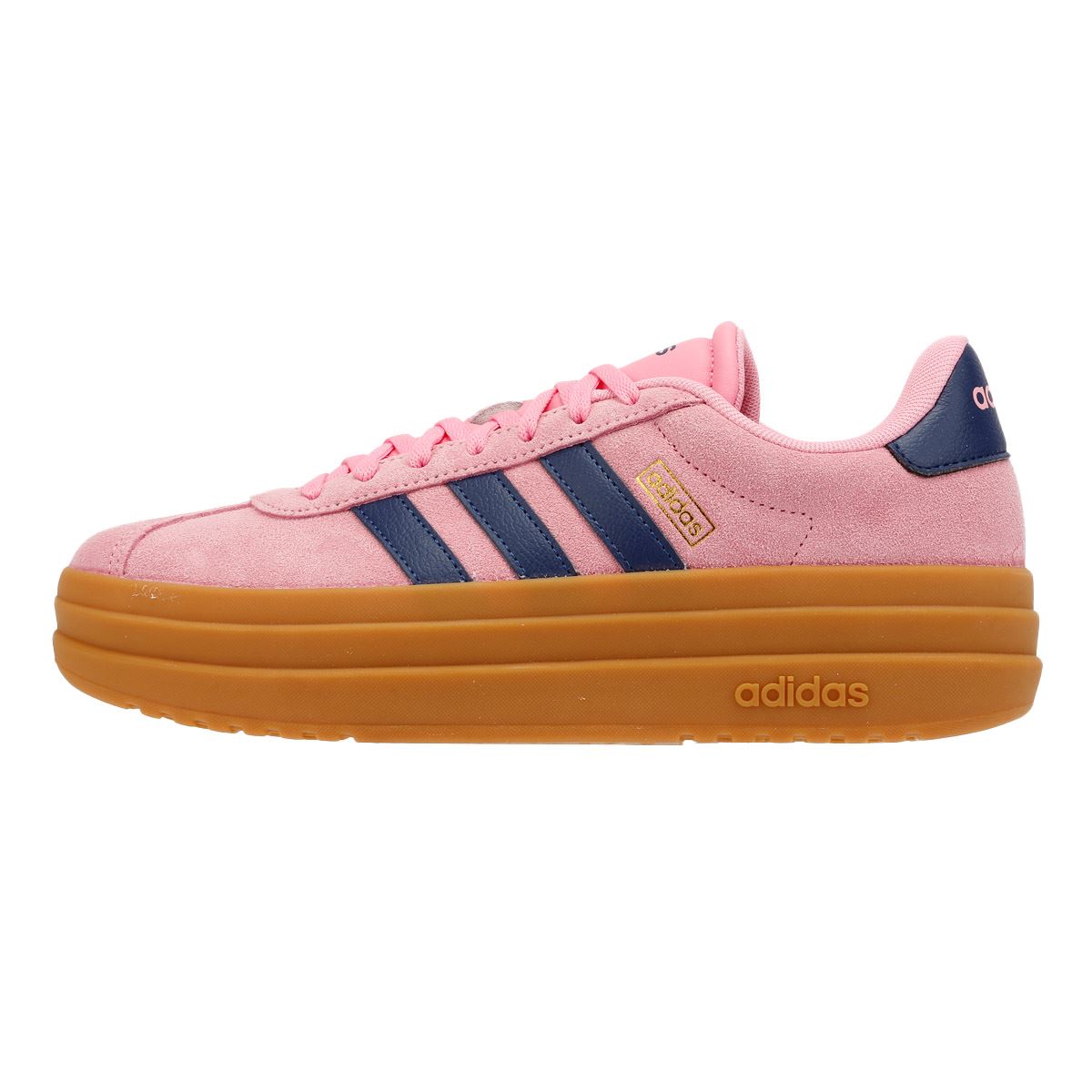 Adidas VL Court Bold Damen Sneaker Aus Rosa Leder