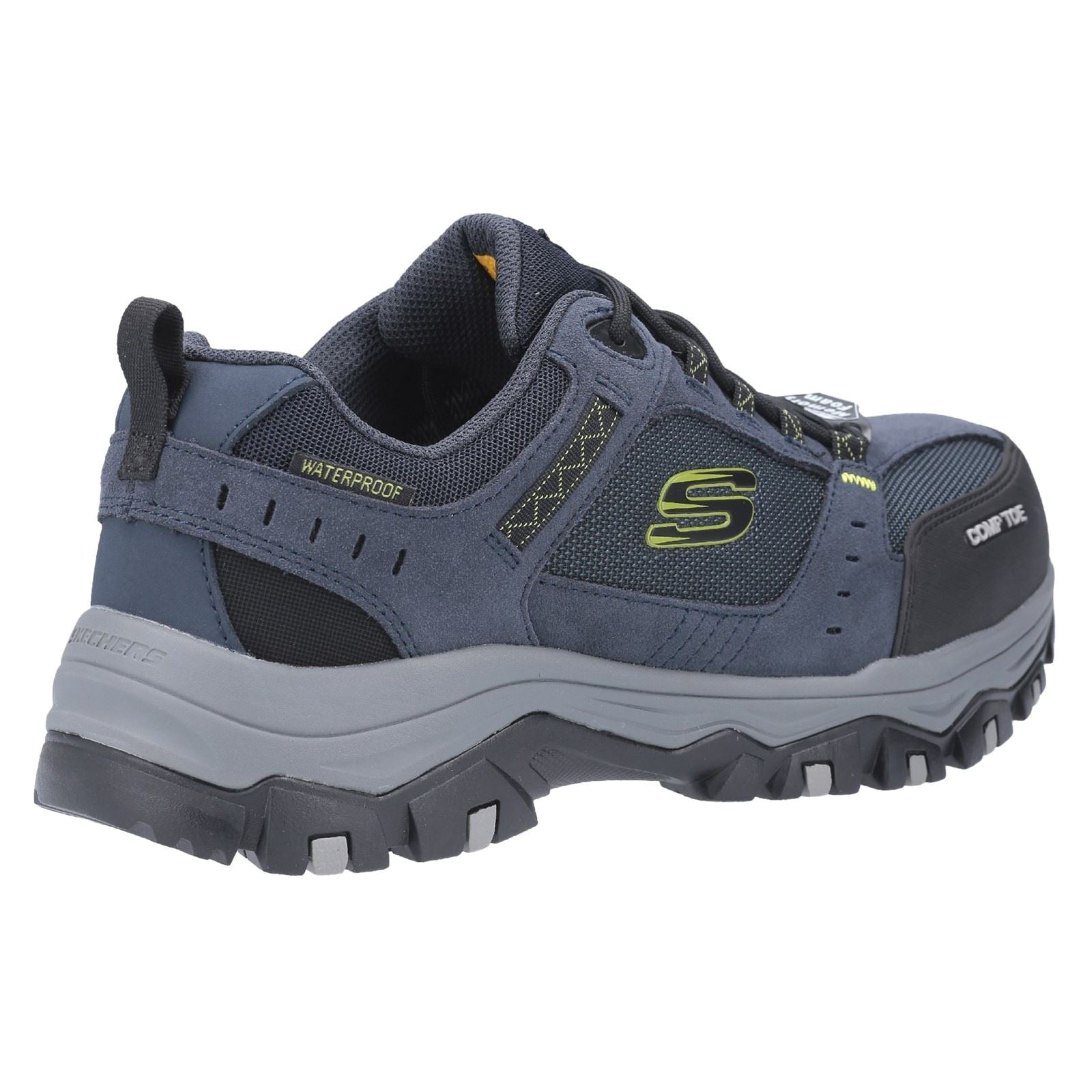 Skechers Workwear Greetah Wildleder Herren Sicherheitssneaker In Marineblau/Schwarz