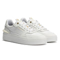 Cruyff Endorsed Tennis Leder Herren Weiße Sneakers