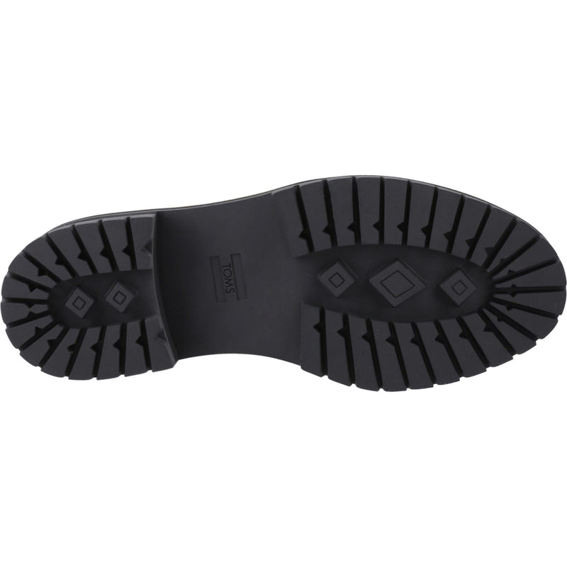 TOMS Wylder Leder Damen Schwarze Stiefel